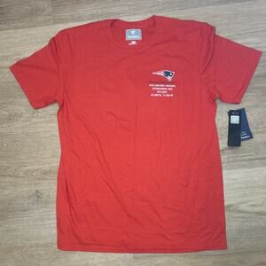 *NEW* Men's L Fanatics Red New England Patriots Repeat Stats T-Shirt Football